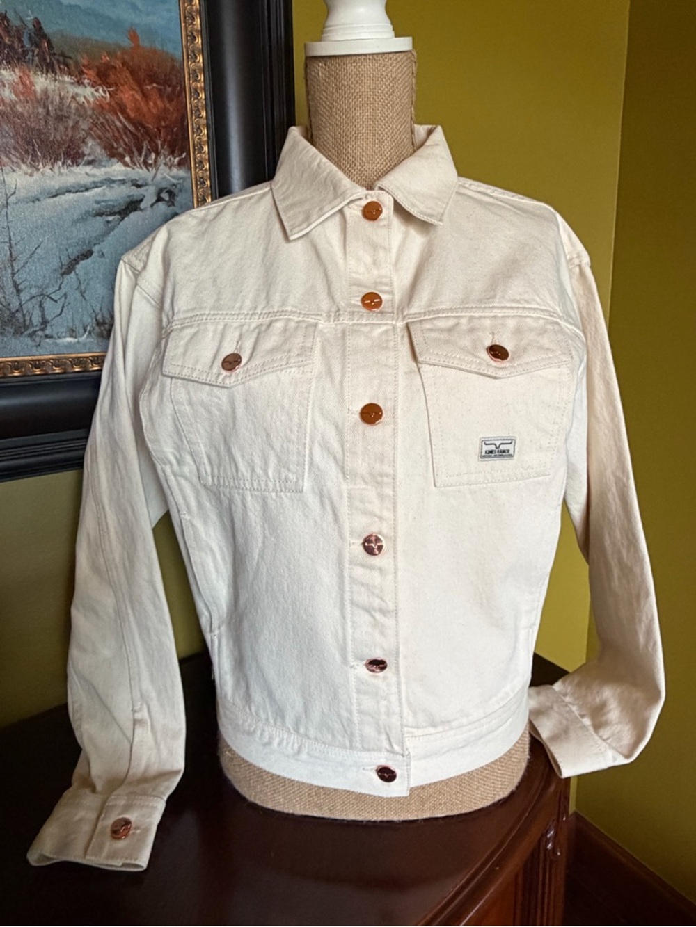 Kimes Ranch Cream Button-Up Jacket